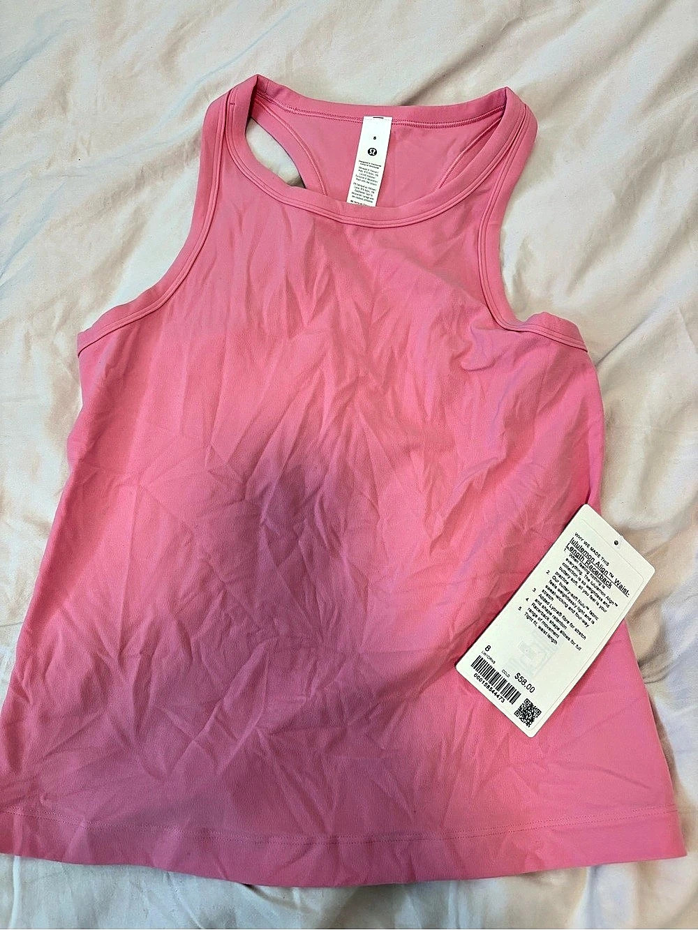 lululemon Align Tank Top in Pink Size 8